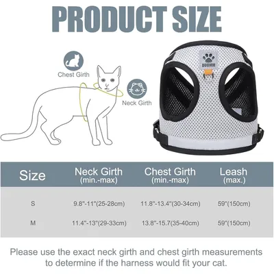 HausPets Harnais chat rose ajustable toutes tailles