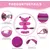 Harnais chat anti-éclatement avec laisse – Souple – Rose M