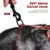 HausPets Harnais+Laisse chat S rouge 145cm