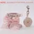 HausPets Harnais+Laisse petit animal gris/rose S
