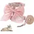 HausPets Harnais+Laisse petit animal gris/rose S