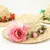 HausPets Strohhut Hund Katze Rosa Blume