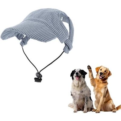 HausPets Hund Baseball Cap - UV-Schutz, Verstellbar, Ohrenlöcher