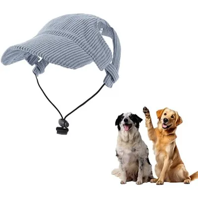 HausPets Hund Baseball Cap - UV-Schutz, Verstellbar, Ohrenlöcher HausPets Hund Baseball Cap - UV-Schutz, Verstellbar, Ohrenlöcher