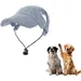 HausPets Hund Baseball Cap - UV-Schutz, Verstellbar, Ohrenlöcher