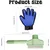 HausPets Gant de Brossage et Massage Respirant avec Peigne pour Animaux HausPets Gant de Brossage et Massage Respirant avec Peigne pour Animaux