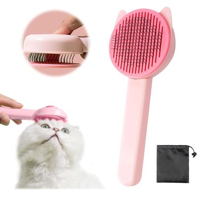 HausPets Brosse Auto-nettoyante avec Sac de Rangement pour Animaux