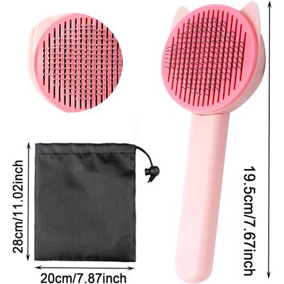 HausPets Brosse Auto-nettoyante avec Sac de Rangement pour Animaux