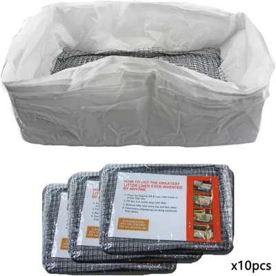 Sac litière réutilisable 47x36x17 cm - Filtrant, résistant griffes Sac litière réutilisable 47x36x17 cm - Filtrant, résistant griffes