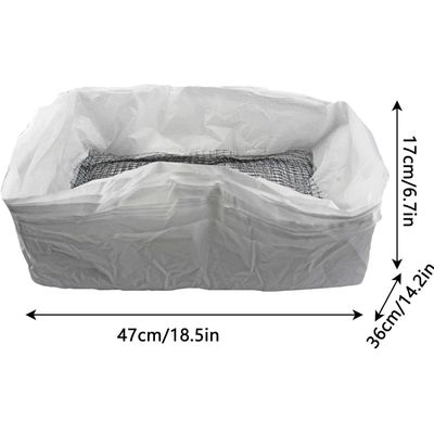 Sac litière réutilisable 47x36x17 cm - Filtrant, résistant griffes