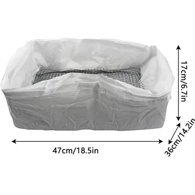 Sac litière réutilisable 47x36x17 cm - Filtrant, résistant griffes Sac litière réutilisable 47x36x17 cm - Filtrant, résistant griffes