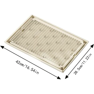 Tapis litière double couche - Anti-dérapant, grand format, étanche Tapis litière double couche - Anti-dérapant, grand format, étanche