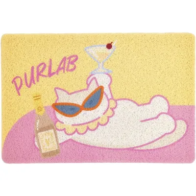 Tapis anti-dérapant pour bac litière - Réutilisable, toutes races Tapis anti-dérapant pour bac litière - Réutilisable, toutes races