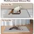 Tapis litière silicone 86x56 cm - Garoopion, imperméable, gris Tapis litière silicone 86x56 cm - Garoopion, imperméable, gris