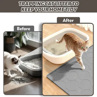 Tapis litière silicone XL 96x66 cm - Imperméable, durable Tapis litière silicone XL 96x66 cm - Imperméable, durable
