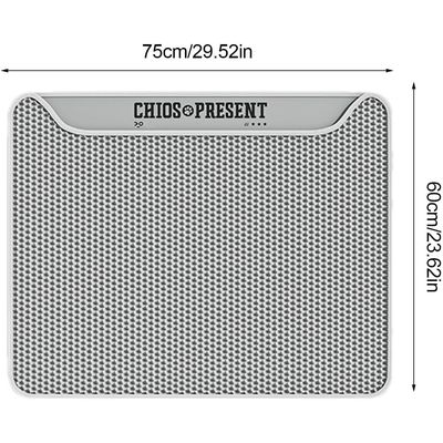 Tapis litière anti-dispersion - Double couche, facile nettoyage