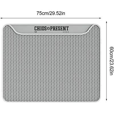 Tapis litière anti-dispersion - Double couche, facile nettoyage Tapis litière anti-dispersion - Double couche, facile nettoyage