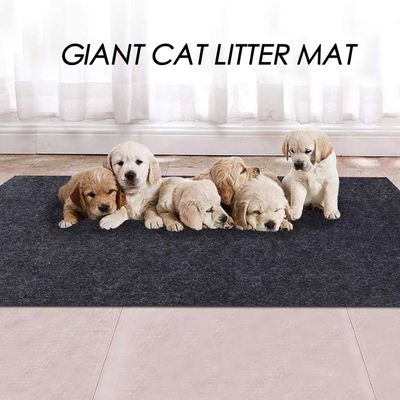 Tapis litière anti-dispersion 48x50" - Contrôle odeurs, foncé