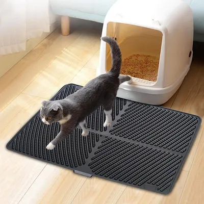 Tapis litière pliable XL - Anti-dérapant, imperméable, sol Tapis litière pliable XL - Anti-dérapant, imperméable, sol