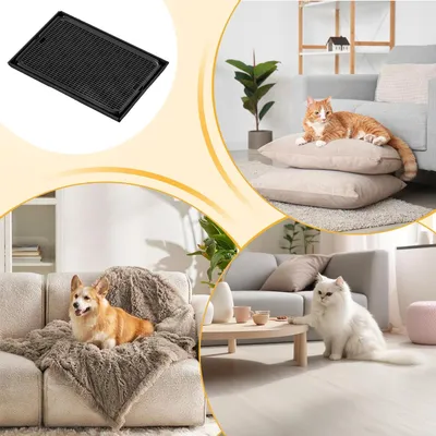 Tapis litière double couche 42x28.5x2 cm - Anti-urine, imperméable Tapis litière double couche 42x28.5x2 cm - Anti-urine, imperméable