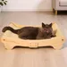 Sisal-Kratzbaum für Katzen,160° gebogenes Bett,Kratzmatte 60 x 37 x 14 cm