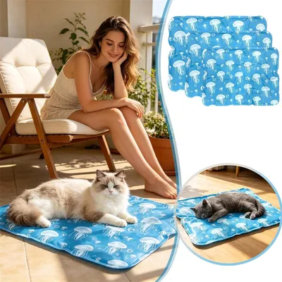 HausPets Tapis rafraîchissant,Condensation par injection d'eau,30*40cm HausPets Tapis rafraîchissant,Condensation par injection d'eau,30*40cm