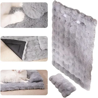 HausPets Tapis de Repos en Peluche pour Chien et Chat HausPets Tapis de Repos en Peluche pour Chien et Chat