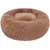 HausPets Panier Chat Chien Rond Peluche Anti-Stress Donut Lavable Café S