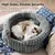 HausPets Lit Rond Lavable pour Chat et Chien HausPets Lit Rond Lavable pour Chat et Chien