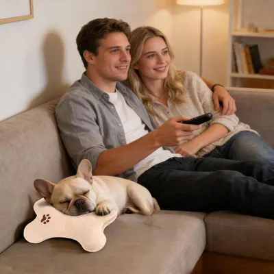 HausPets Coussin en Forme d'Os pour Chien et Chat HausPets Coussin en Forme d'Os pour Chien et Chat