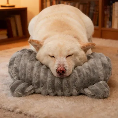 HausPets Coussin Apaisant Lavable Chien Chat - Oreiller Multi-Usage HausPets Coussin Apaisant Lavable Chien Chat - Oreiller Multi-Usage