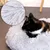 HausPets Lit Donut Moelleux pour Chat et Chien, Coussin Antidérapant Gris HausPets Lit Donut Moelleux pour Chat et Chien, Coussin Antidérapant Gris