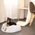 HausPets Lit Donut Moelleux pour Chat et Chien, Coussin Antidérapant Gris HausPets Lit Donut Moelleux pour Chat et Chien, Coussin Antidérapant Gris
