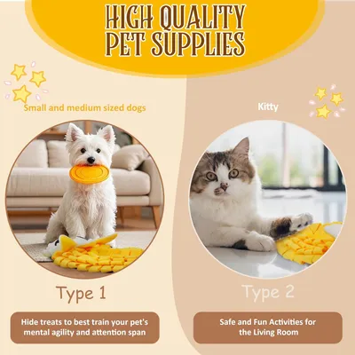 FurryFusion Filz-Schnüffelmatte für Hunde und Katzen FurryFusion Filz-Schnüffelmatte für Hunde und Katzen