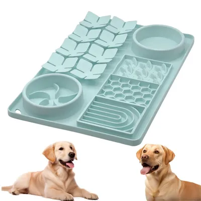 HausPets Leckmatte aus Silikon mit Saugnäpfen für Hunde und Katzen HausPets Leckmatte aus Silikon mit Saugnäpfen für Hunde und Katzen