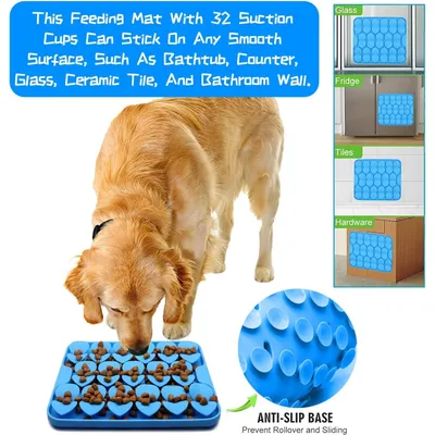 FurryFusion Leck- und Schnüffelmatte für Hunde und Katzen FurryFusion Leck- und Schnüffelmatte für Hunde und Katzen