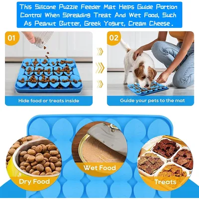FurryFusion Leck- und Schnüffelmatte für Hunde und Katzen FurryFusion Leck- und Schnüffelmatte für Hunde und Katzen