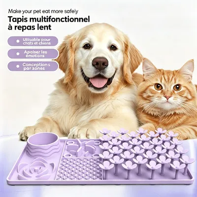 HausPets Nappe de léchage pour chiens et chats, verte