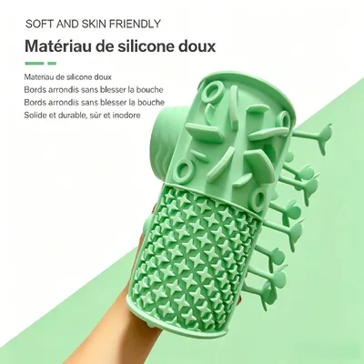HausPets Nappe de léchage pour chiens et chats, verte
