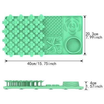 HausPets Nappe de léchage pour chiens et chats, verte