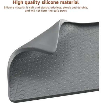 HausPets Tapis Litière Chat Silicone Antidérapant Imperméable XL HausPets Tapis Litière Chat Silicone Antidérapant Imperméable XL