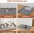 HausPets Tapis Litière Chat Silicone Antidérapant Imperméable XL HausPets Tapis Litière Chat Silicone Antidérapant Imperméable XL