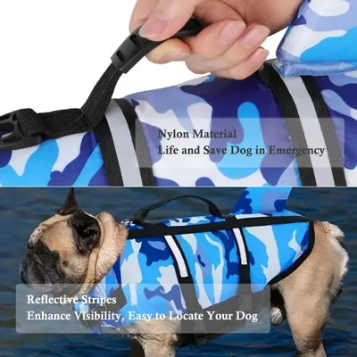 Schwimmweste für kleine/mittlere/große Hunde mit Griff, reflektierend, XL Schwimmweste für kleine/mittlere/große Hunde mit Griff, reflektierend, XL