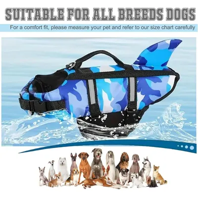 Schwimmweste für kleine/mittlere/große Hunde mit Griff, reflektierend, XL Schwimmweste für kleine/mittlere/große Hunde mit Griff, reflektierend, XL