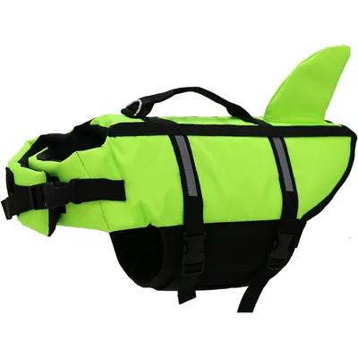 Gut sichtbarer Hundebadeanzug, Pool und Meer, Rettungsmantel L Gut sichtbarer Hundebadeanzug, Pool und Meer, Rettungsmantel L