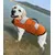 HausPets Chaleco salvavidas ajustable perros asa suave, color naranja