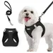 HausPets Hundegeschirr mit Reflektierender Leine und Weichem Netzgewebe