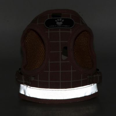HausPets Harnais Anti-Traction Réglable et Réfléchissant pour Petit Chien
