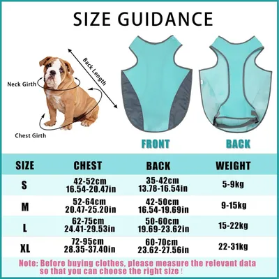 HausPets Hunde Kühleweste - UV-Schutz, Mesh, Mittel Groß HausPets Hunde Kühleweste - UV-Schutz, Mesh, Mittel Groß
