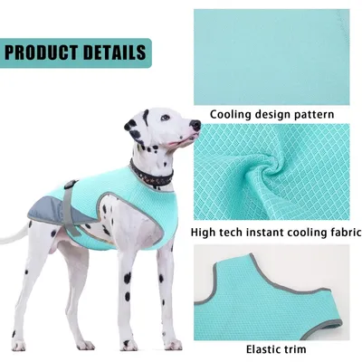 HausPets Hunde Kühleweste - UV-Schutz, Mesh, Mittel Groß HausPets Hunde Kühleweste - UV-Schutz, Mesh, Mittel Groß